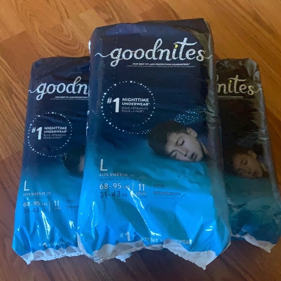 NWT Goodnites Bedwetting Underwear 3 pack - Picture 1 of 1